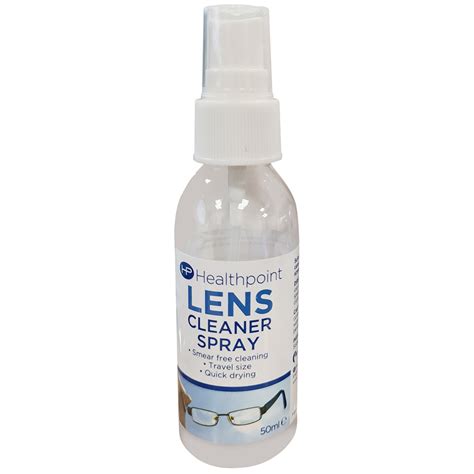 healthpoint lens spray cleaner 50ml wilko