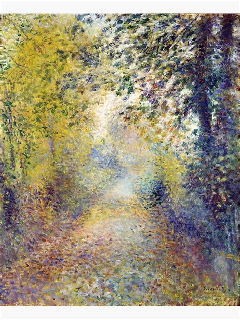 Auguste Renoir In The Woods Art Print For Sale By Impressionist