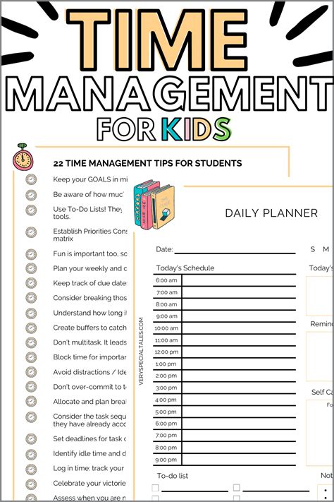 30 Fun Time Management Activities And Tips For Kids Free Pdf Included