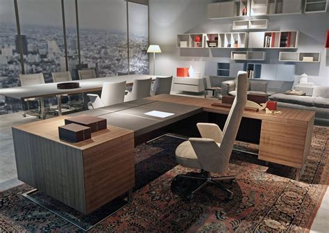 Deck Leader Executive Desk By Estel Group Srl Desain Kantor Modern