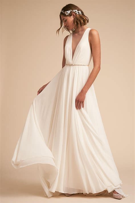 Bhldn Conrad Gown Ivory In Bride Bhldn Bhldn Wedding Dress A Line