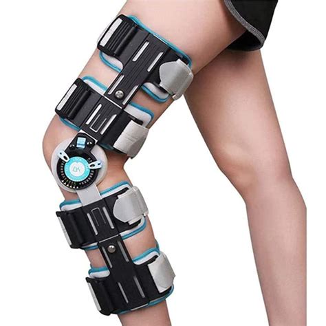 Buy Wangxncase Hinged Rom Knee Brace With Strap Adjustable Post Op