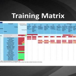 Up to 6 levels linked to classifications. Staff Training Matrix - An example of an agileBase ...