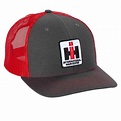 International Harvester | Grey and Red Mesh Hat | IH Gear - IH GEAR