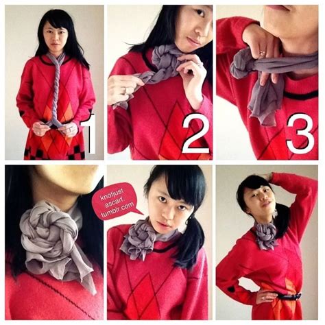 Knot Just A Scarf — Scarf Tying Tutorial 67 Rosette Choker Its