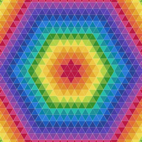 Colorful Triangle Geometric Pattern Background 194936 Vector Art At