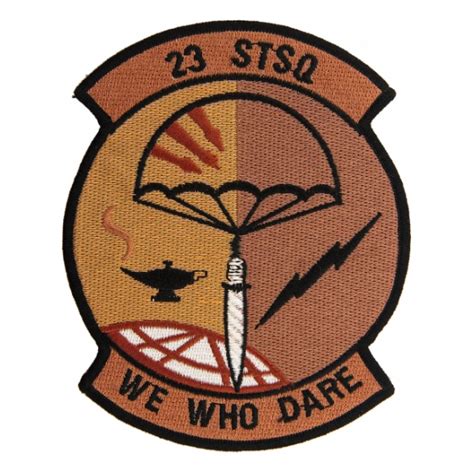 Air Force 23rd Special Tactics Squadron We Who Dare Desert Patch