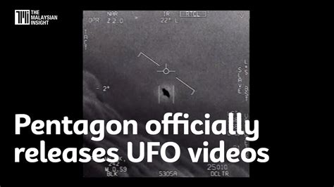 Pentagon Officially Releases Ufo Videos Youtube