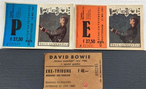 David Bowie Concert Tickets 3 Catawiki