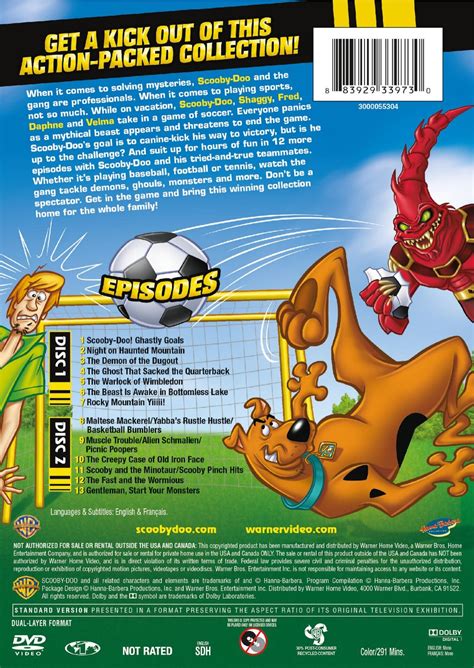 Image Scooby Doo 13 Spooky Tales Fos Dvd Back Cover Scoobypedia