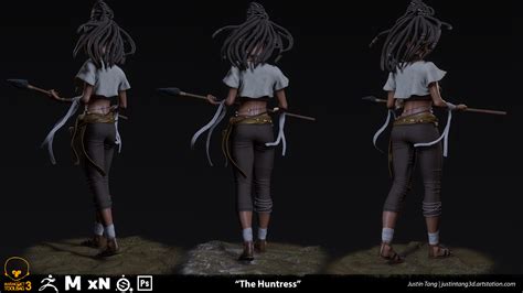 African Huntress — Polycount