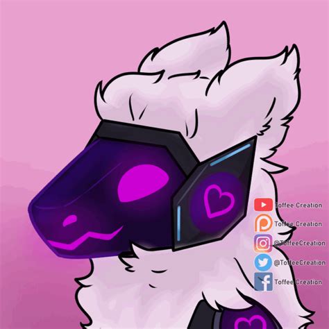 Protogen Gif Commissioned Work R Furry