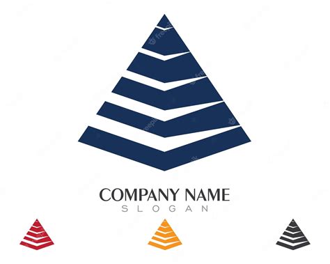 Premium Vector Pyramid Logo Template