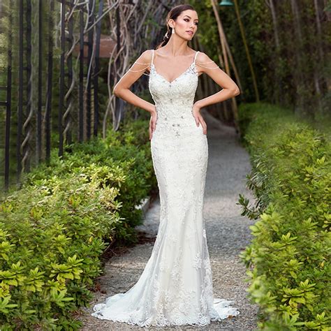 2019 Sexy Backless Mermaid Wedding Dresses Summer Beading Sequins Lace