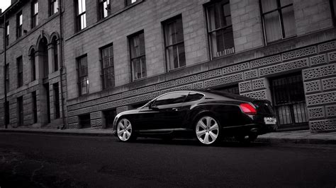 Black Bentley Continental Gt Backside View Hd Wallpaper ~ The Wallpaper