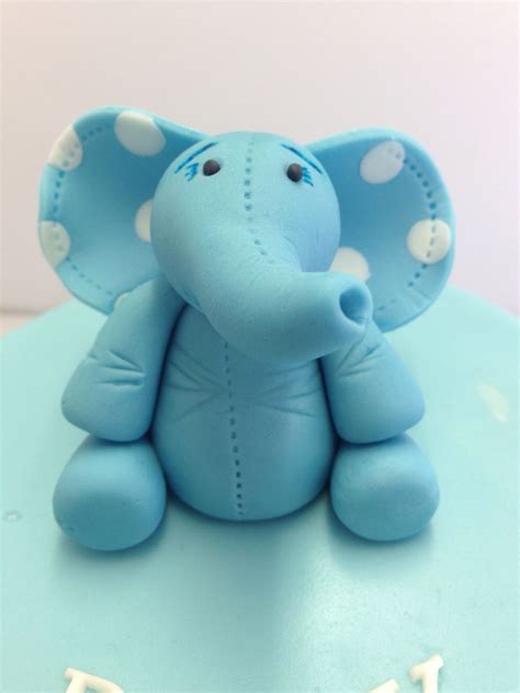 Fondant Elephant Biscuit Bolo Elefante