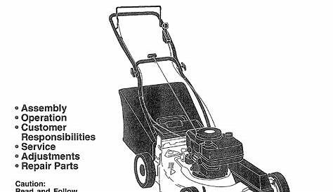 Craftsman 917372780 User Manual LAWN MOWER Manuals And Guides L0806836