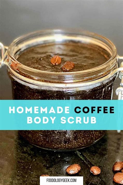 Diy Coffee Scrub Recipe Foodology Geek