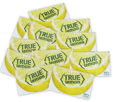 True Lemon Crystallized 100 Packets Each Box For Water Tea Hot Iced