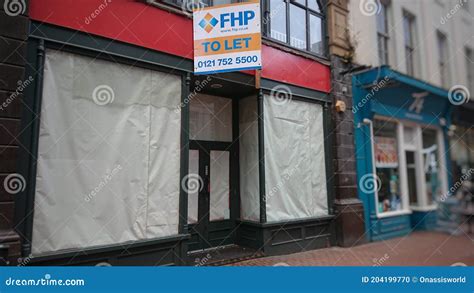 Post Lockdown High Street Shop Closures Across Britain Editorial Image