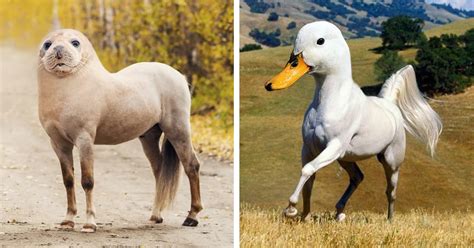Digital Collage Artist Creates Weird And Wonderful Animal Hybrids