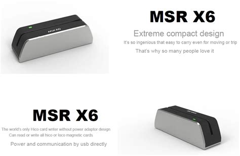 Msr X6 Magnetic Stripe Smart Usb Card Reader Writer Buy Card Reader
