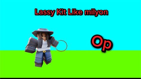 How To Do The Lassy Kit Like Milyon Roblox Bedwars Youtube