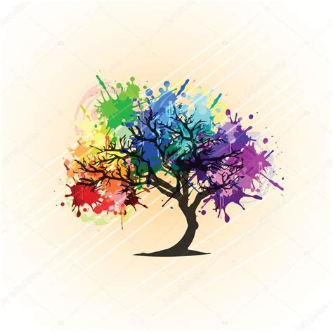 13 Tree Of Life Clipart Watercolor Tree Of Life Silhouette Colorful