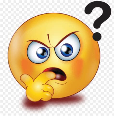 Free Download Hd Png Shocked With Question Mark Question Mark Emoji