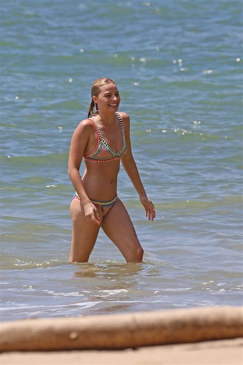 Margot Robbie In Bikini At A Beach In Hawaii 07142016 Hawtcelebs