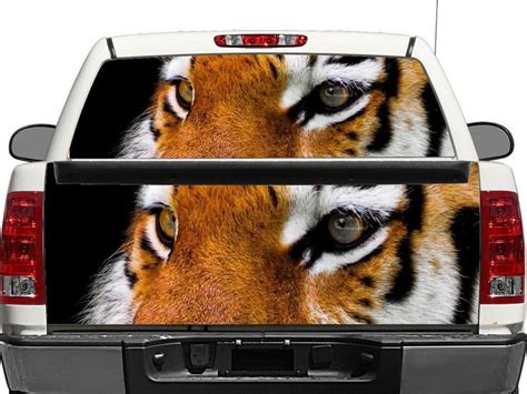 Product Tiger Eyes Rear Window Or Tailgate Decal Sticker Pick Up Truck
