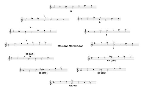 Double Harmonic Scale Dgriffee Composer
