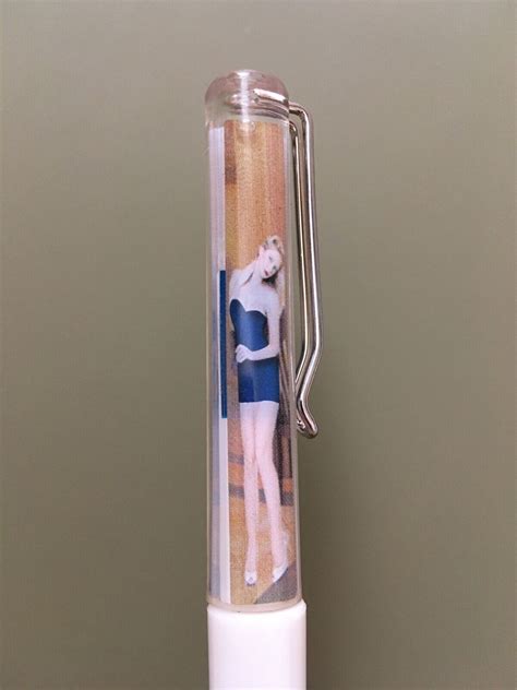 Naked Girl Floating Pen Stripper Vintage Style Blonde Model EBay