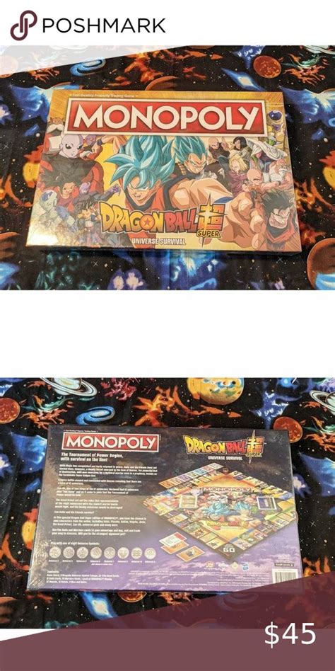 Dragon Ball Z Super Universe Survival Edition Monopoly Board Game Dbz
