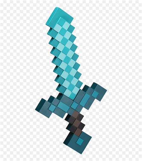 Minecraft Diamond Sword Hd Png Download Vhv