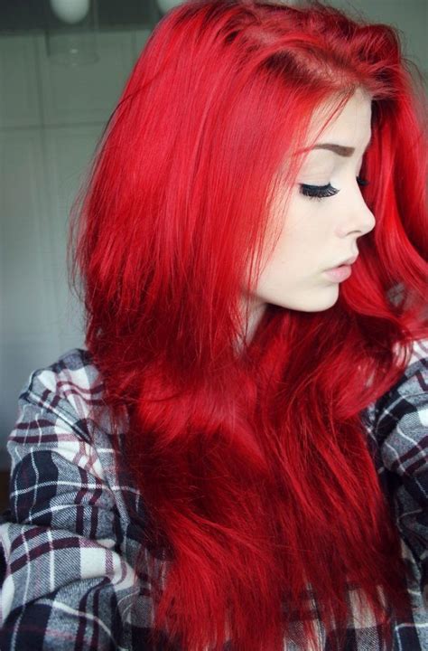 50 Red Hair Color Ideas In 2019 Street Style Inspiration Red Hair Color Bright Red Hair Dye