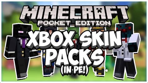 Mob skins are installed as resource packs. MINECRAFT PE - XBOX SKIN PACKS MOD - DOWNLOAD - YouTube