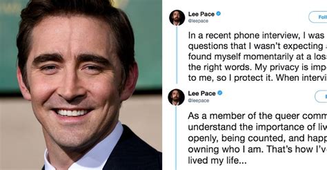Lee Pace Responded To The Backlash Over His Sexuality Was He In The