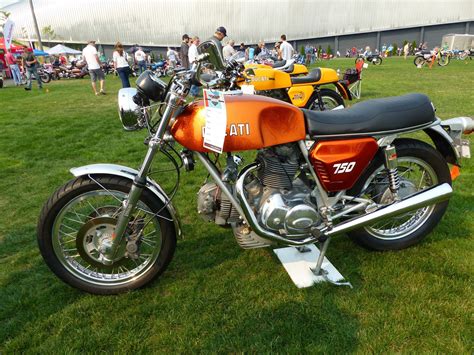 Oldmotodude 1972 Ducati Gt750 On Display At The Meet 2015 Vintage