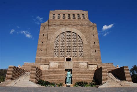 A Sight To Behold The Voortrekker Monument Is Located Just South Of