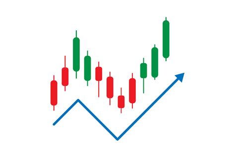 Binary Options Green And Red Candles Trade Candlestick Chart With An