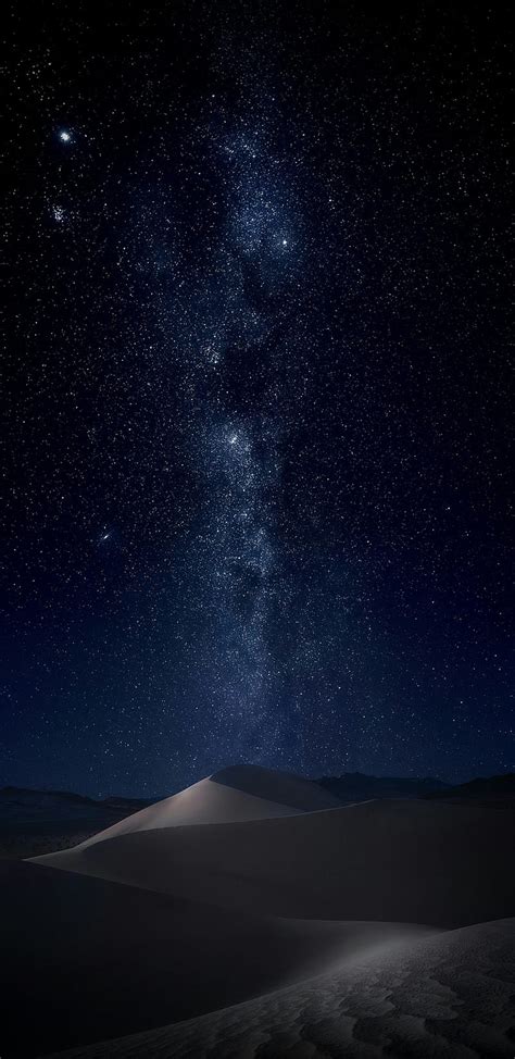 Desert Night Sky Space Hd Phone Wallpaper Peakpx