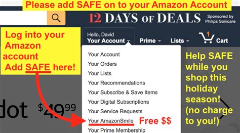 Located in marion, in congratulations! How to Add SAFE to Your Amazon (Smile) Account