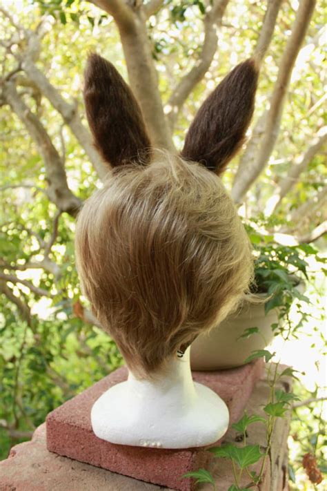 Brown Bunny Ear Headband Etsy
