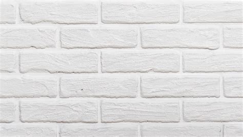 White Brick Wall Background Slide Stock Footage Video 100 Royalty