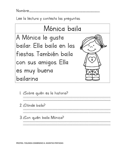 Tareas Para Ninos De Preescolar Actividades De Lectura