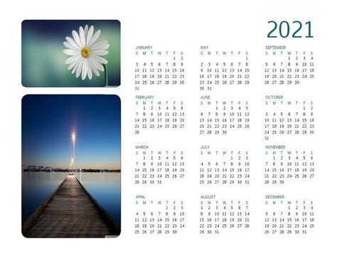 Year At A Glance Calendar 2021 Printable Free For Printable Calendar