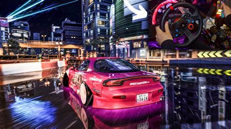 RX 7 Night City Drift Assetto Corsa 4K YouTube