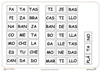 Pin De Greilys Yess En Aprender Silabas Silabas Para Imprimir
