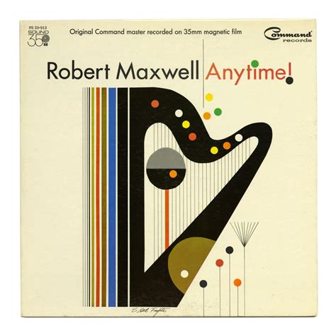 Anytime Robert Maxwell Command Recordsusa 1967 Cover Artwork By S Neil Fujita Art Album